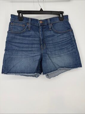 J. Crew Mid-Blue Denim Jean Shorts Size 28